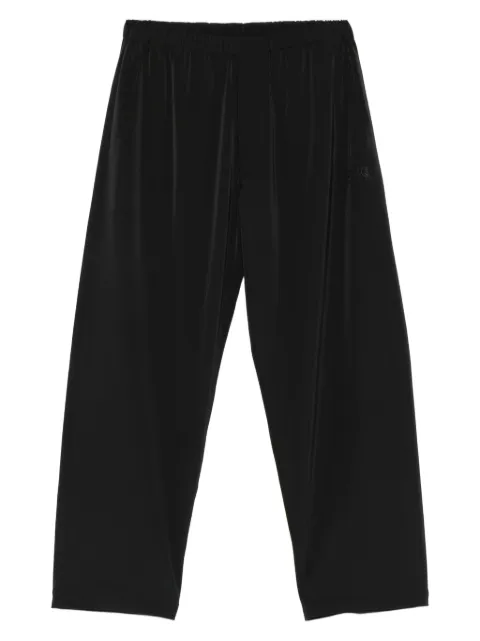 MM6 Maison Margiela logo-embroidered trousers Black SH0KA0049S54445