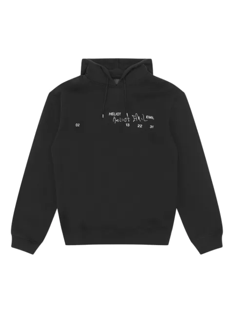 HELIOT EMIL Fulgens hoodie Black M08081BLK01