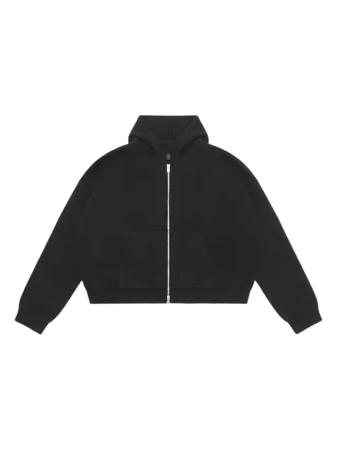 HELIOT EMIL zip-front hoodie Black PREAW25M07076BLK01