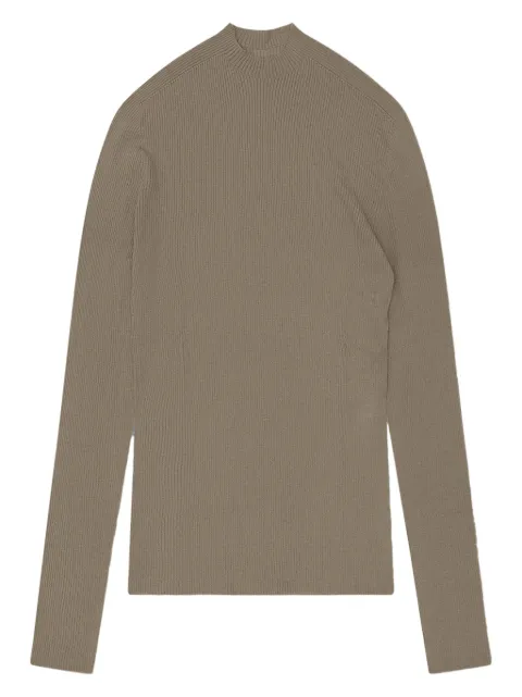HELIOT EMIL ribbed high-neck sweater Brown PREAW25M07077DST19
