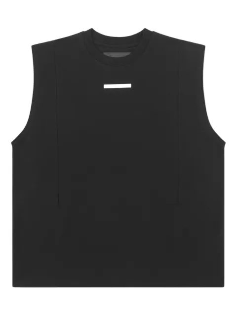 HELIOT EMIL crew-neck sleeveless tank top Black PREAW25M09144BLK01