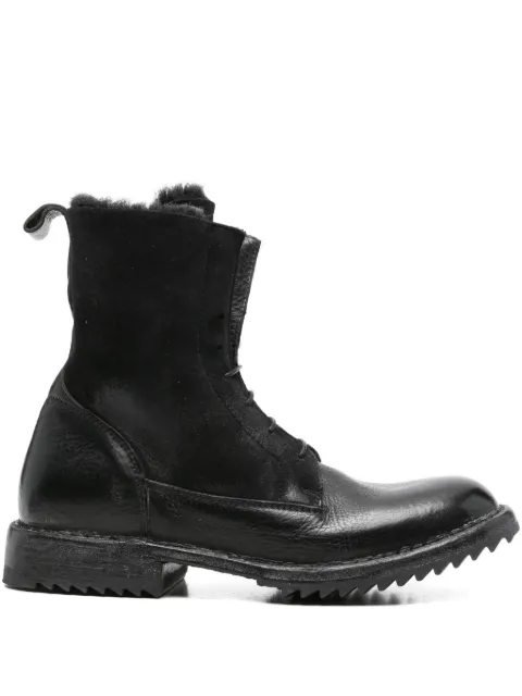 Moma Rick lace-up boots Black 81509CADO