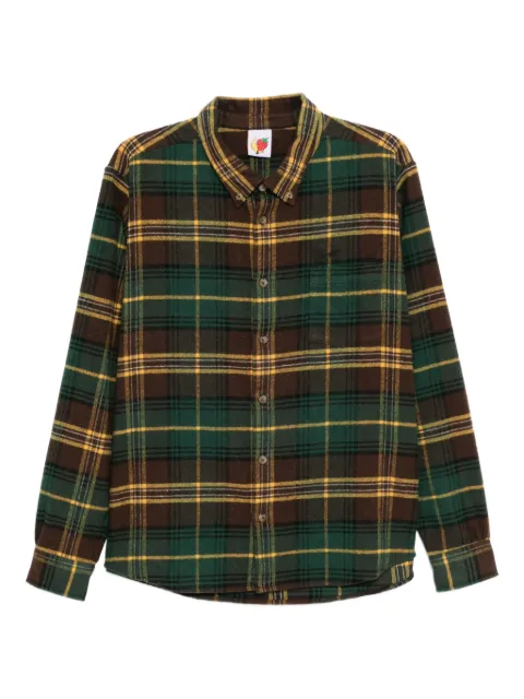 Sky High Farm flannel button down shirt Green SHF08B004