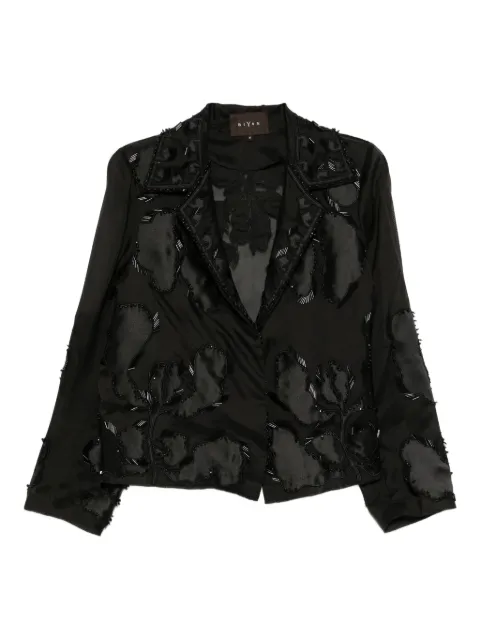 Biyan sequin embellishment jacket Black JBFW25002