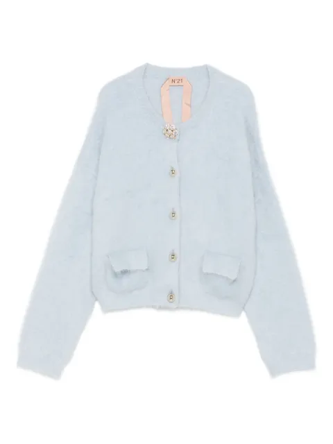 Nº21 embellished pocket cardigan Blue 25IN2M0A01970866536