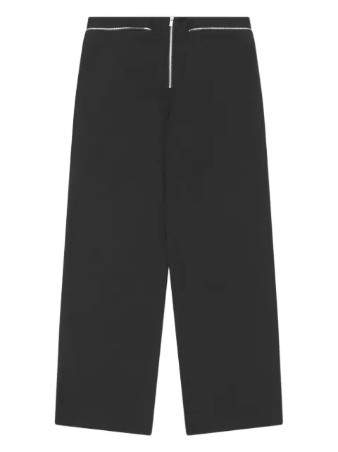 HELIOT EMIL Adsum zip-fastening trousers Black PREAW25M10204BLK01