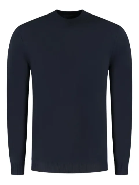 Zanone round-neck long-sleeved sweater Blue 810138Z0290