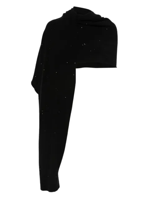 Antonelli sequin-embellished scarf Black TERENZIA41623P01725