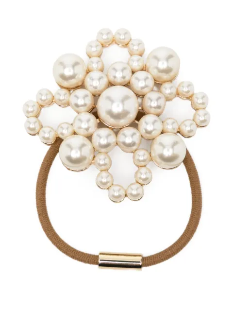Jennifer Behr faux-pearl embellished hair band Brown 76CB7