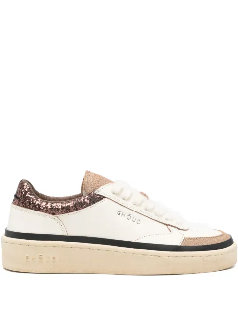 GHŌUD Pads glitter-detail panelled sneakers Neutrals PBLWIU01