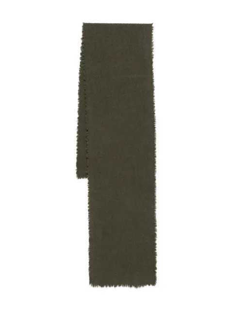 Faliero Sarti fringed scarf Green 0231ALEXINA