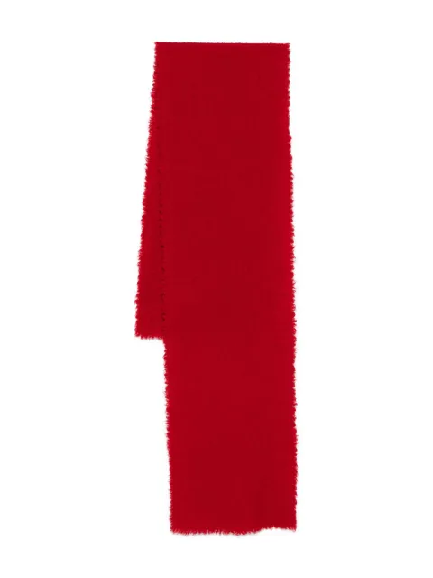 Faliero Sarti fringed scarf Red 0231ALEXINA
