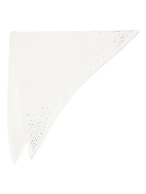 Faliero Sarti cashmere scarf White 0437LUMINOSA