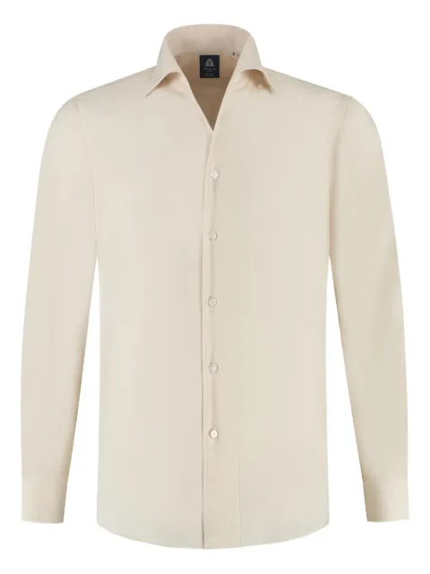 Finamore 1925 Napoli button-down shirt Neutrals NP46UTZA50941
