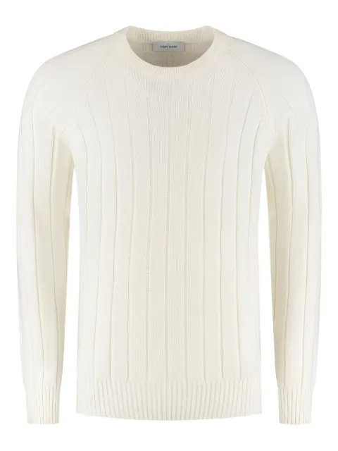 Gran Sasso ribbed crew-neck sweater White 1965723135001