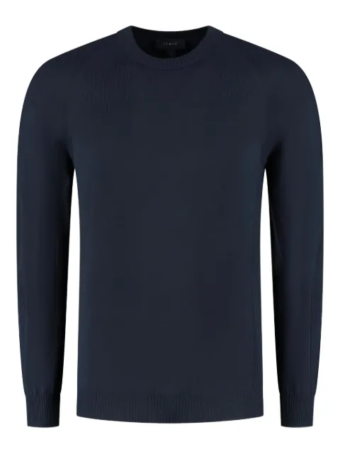 Sease raglan-sleeve crew-neck sweater Blue KR060XG004B53