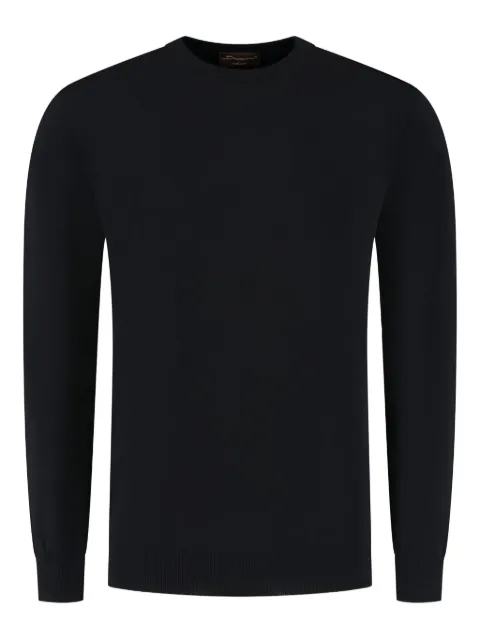 DORIANI crew-neck sweater Black 12000SLIMP1022759