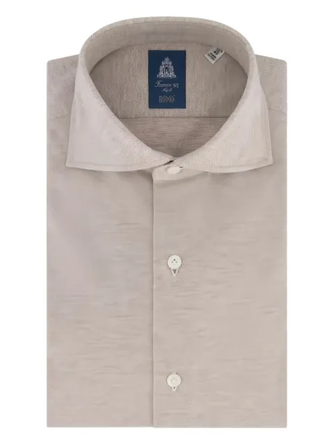 Finamore 1925 Napoli button-down shirt Neutrals NPEUPSZA5009J2