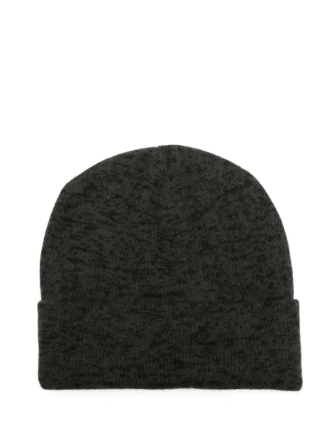Frenckenberger mélange-effect beanie Black W25828HMX