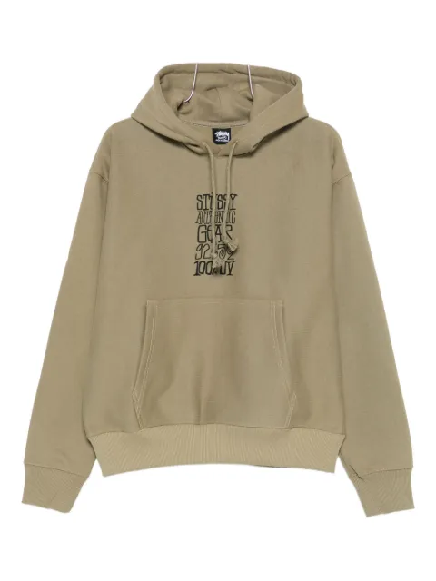 Stüssy Authentic Gear hoodie Green 1925124