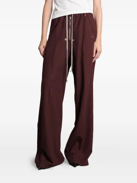 Rick Owens DRKSHDW zip drawstring trousers Pink DS02E7327CFL