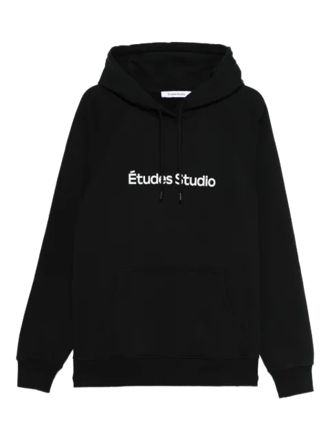 Études Studio logo-print hoodie Black C00MESWE270