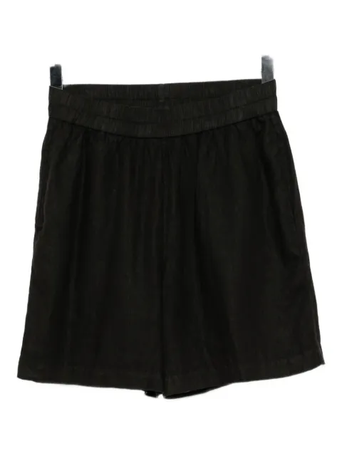 James Perse linen shorts Black WKO4328