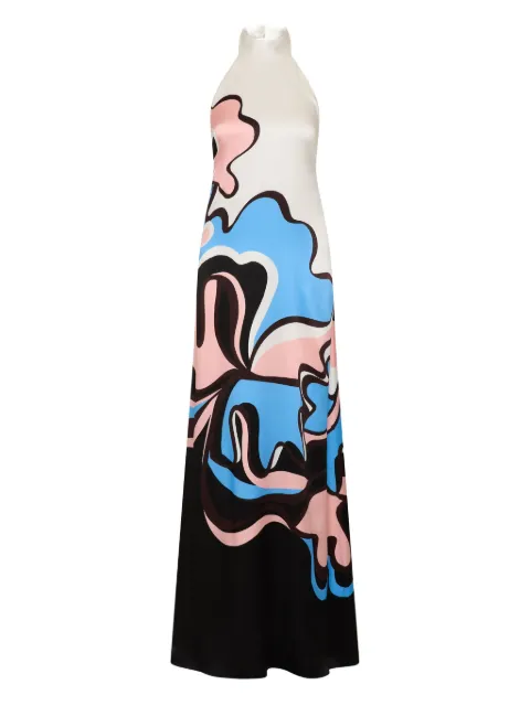 Rebecca Vallance halter barbados breeze maxi dress Blue 25041304