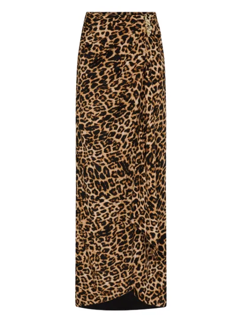 Rebecca Vallance Namir draped skirt Brown 25043395