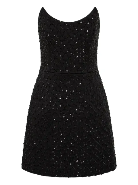 Rebecca Vallance Neve sequin-embellished mini dress Black 25041191
