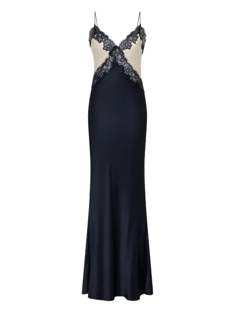 Rebecca Vallance Aumoe lace maxi dress Blue 25041306