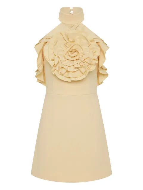 Rebecca Vallance Aubriella ruffled floral mini dress Yellow 25041367