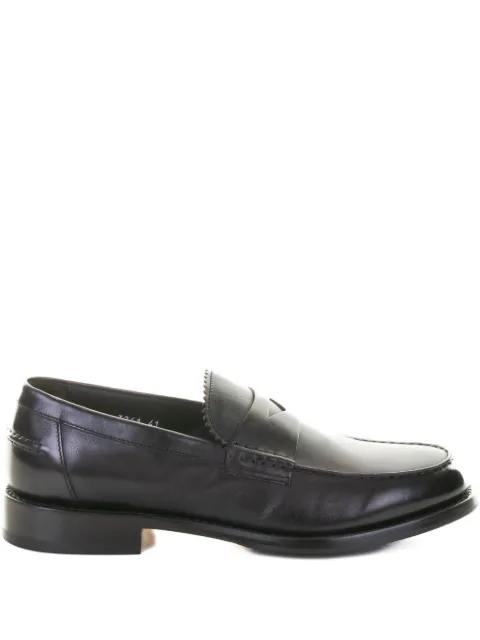 Doucal's penny leather loafers Brown DU3241BRANUF188TM00