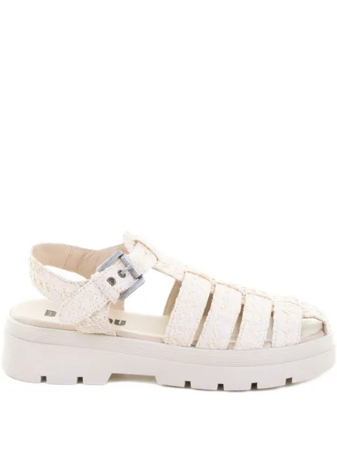 Bibi Lou Jeanna buckle-fastening platform sandals Neutrals 602Z88AAOFFWHITE