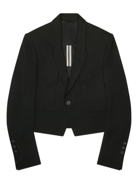 Rick Owens buttoned cotton jacket Black RP02E4757WGP