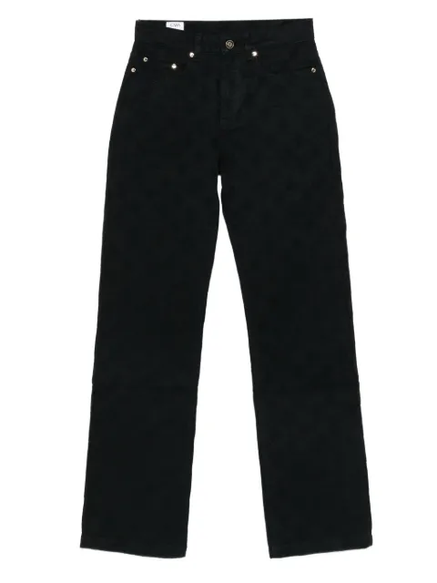 Casablanca monogram-print jeans Black WAW25TR341