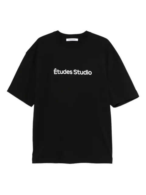 Études Studio logo-print t-shirt Black C00METSH130