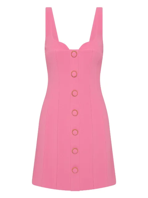 Rebecca Vallance Muriel buttoned mini dress Pink 25041049PINK