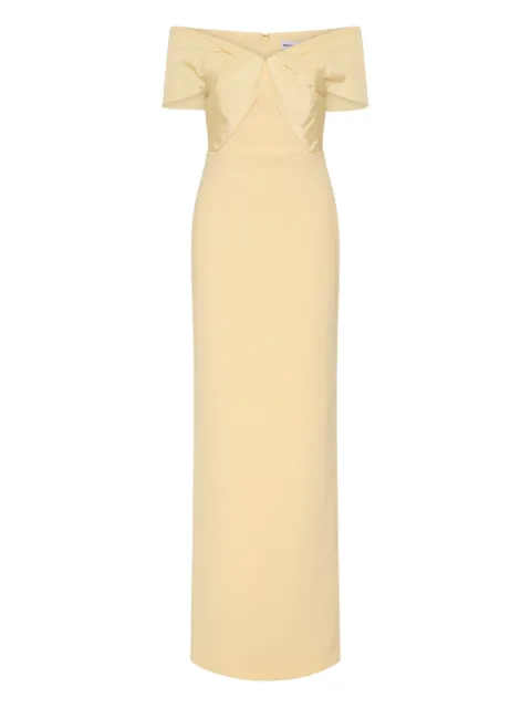 Rebecca Vallance Aubriella off-shoulder dress Neutrals 25041368