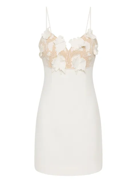 Rebecca Vallance floral lace parrish mini dress White 25041265