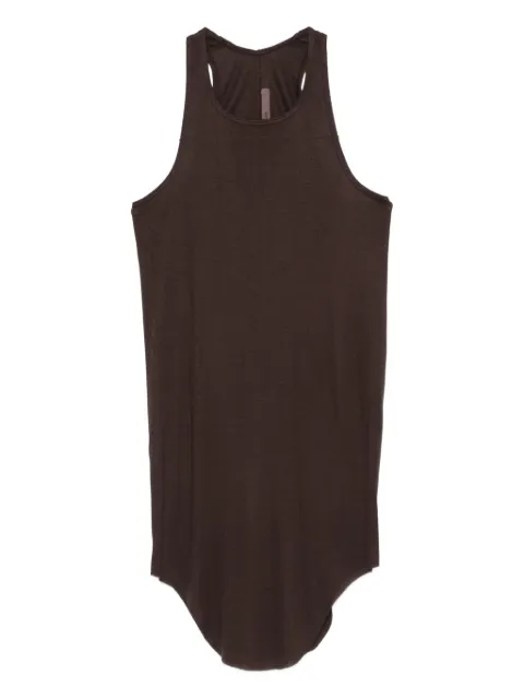 Rick Owens Lilies ribbed tank top Brown LI02E3101