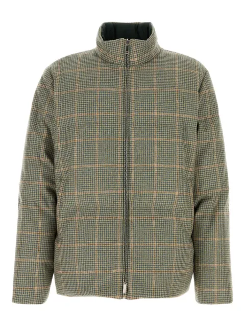 Thom Browne houndstooth down jacket Green MJD091XF0962