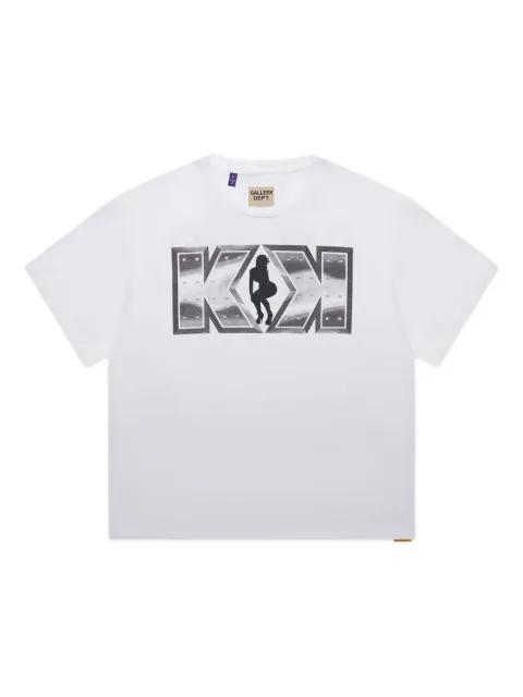 GALLERY DEPT. graphic-print cotton T-shirt White FAR10291CLWH