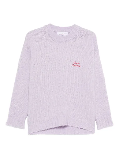 Giada Benincasa crew-neck sweater Purple F25MM121816