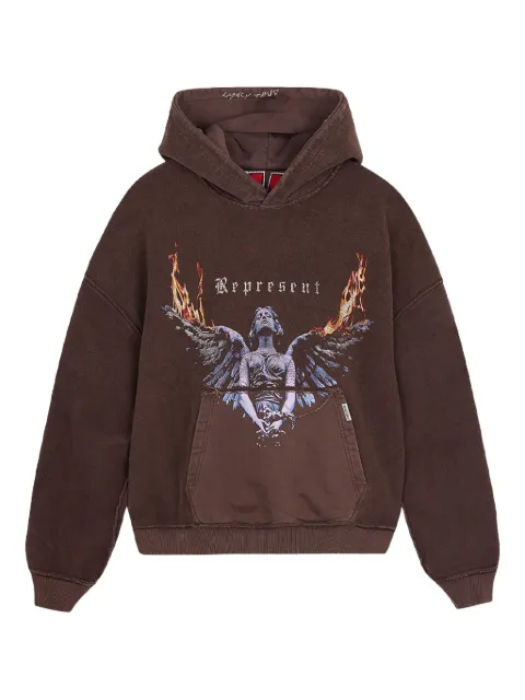 Represent Living Legacy reversible hoodie Brown MLM100366