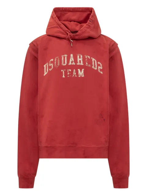 DSQUARED2 logo hoodie Red S71GU0748S25030