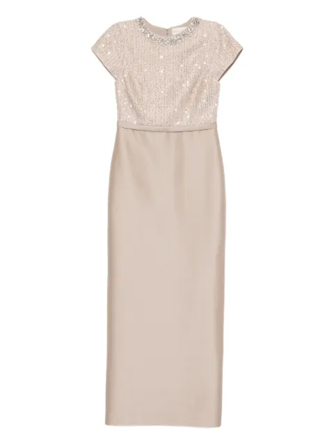 Sachin & Babi Isla gown Neutrals F251G47