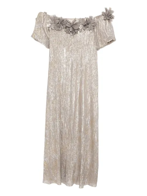 Sachin & Babi Valentina gown Silver F251G58