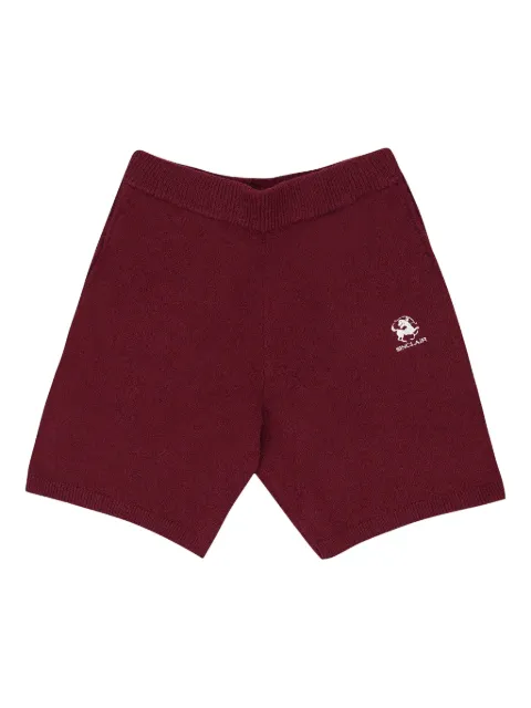 Sinclair bouclé "Burgundy" shorts Red BOUCLESHORTS