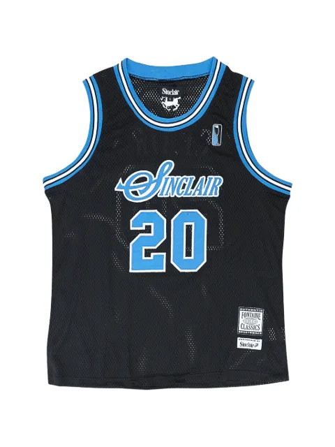Sinclair sleeveless basketball jersey Black SMT551BLACK